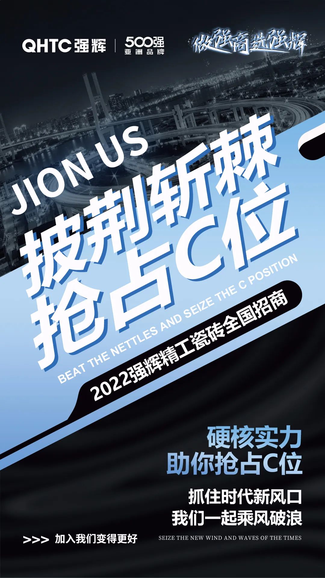 乘風(fēng)破浪 把握機(jī)遇 | 2022強(qiáng)輝精工瓷磚全國招商火熱進(jìn)行中(圖2)